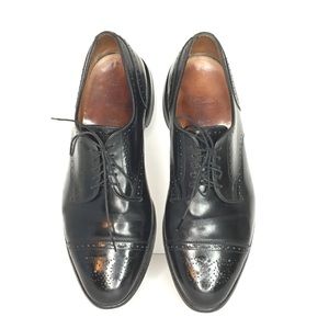 Allen Edmonds Sanford Black Oxfords Size 11 1/2